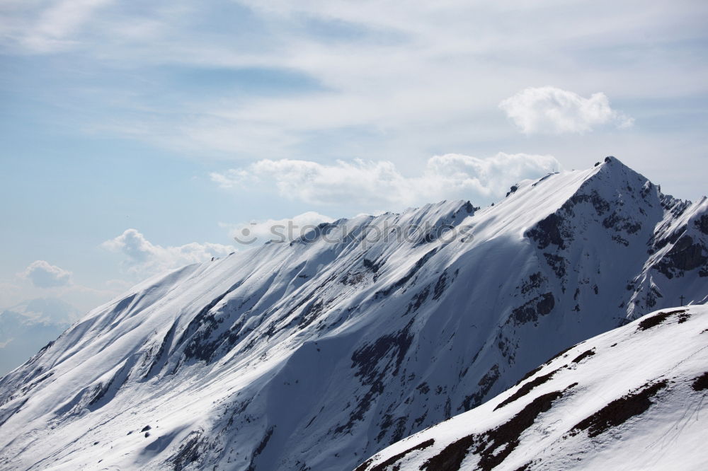 Similar – wonderfull winter day on the Zugspitze