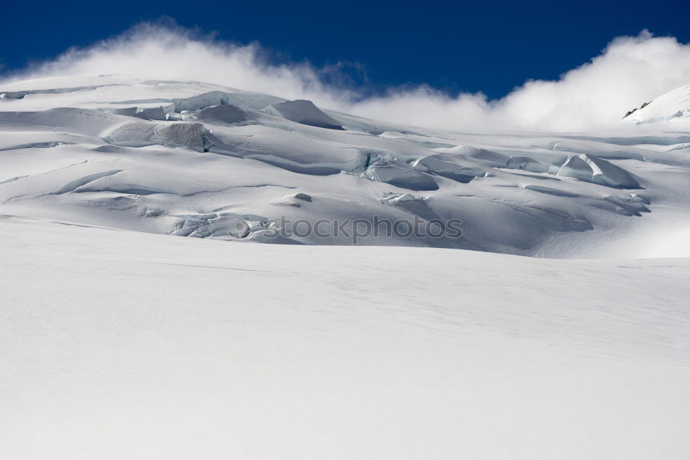 Similar – Gletscherrand Stein Winter