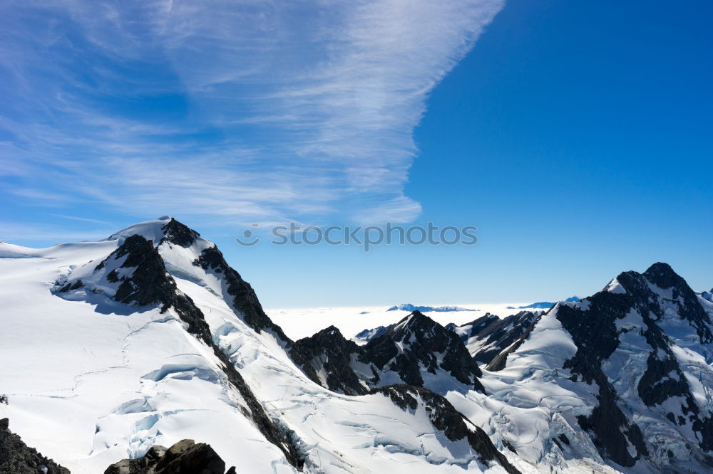 Similar – Image, Stock Photo snow on the mountains