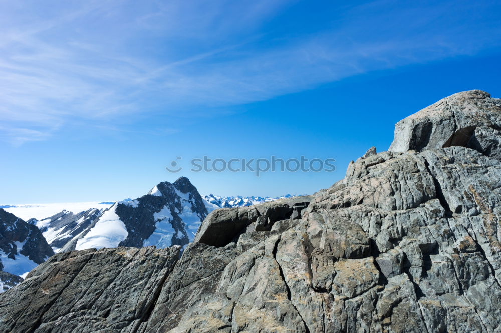 Similar – Hiker photographs the landscape