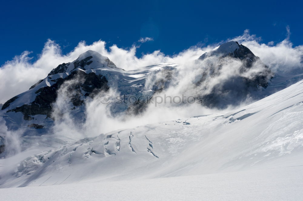 Similar – Image, Stock Photo Snowdrifts I Alps