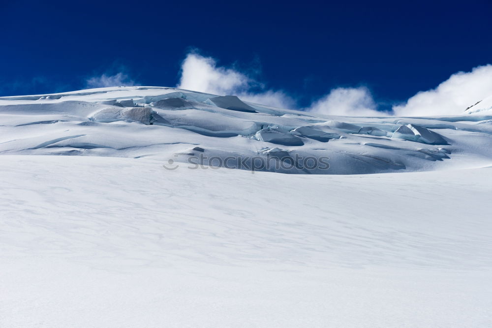 Tourists walking on peak