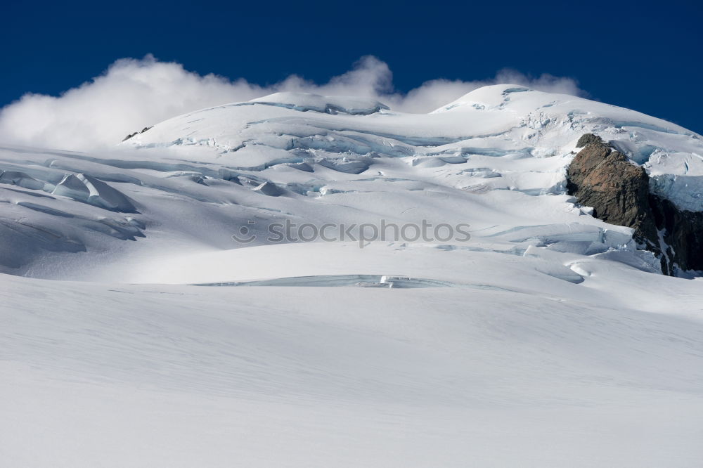 Similar – Gletscherrand Stein Winter