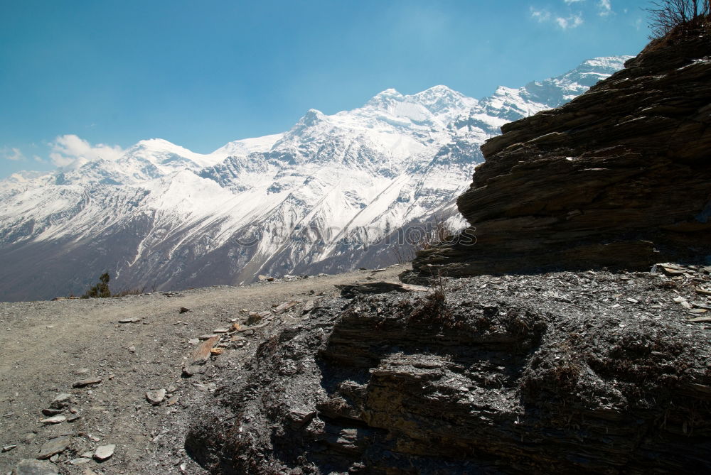 Similar – Image, Stock Photo View of Himalayas mountains