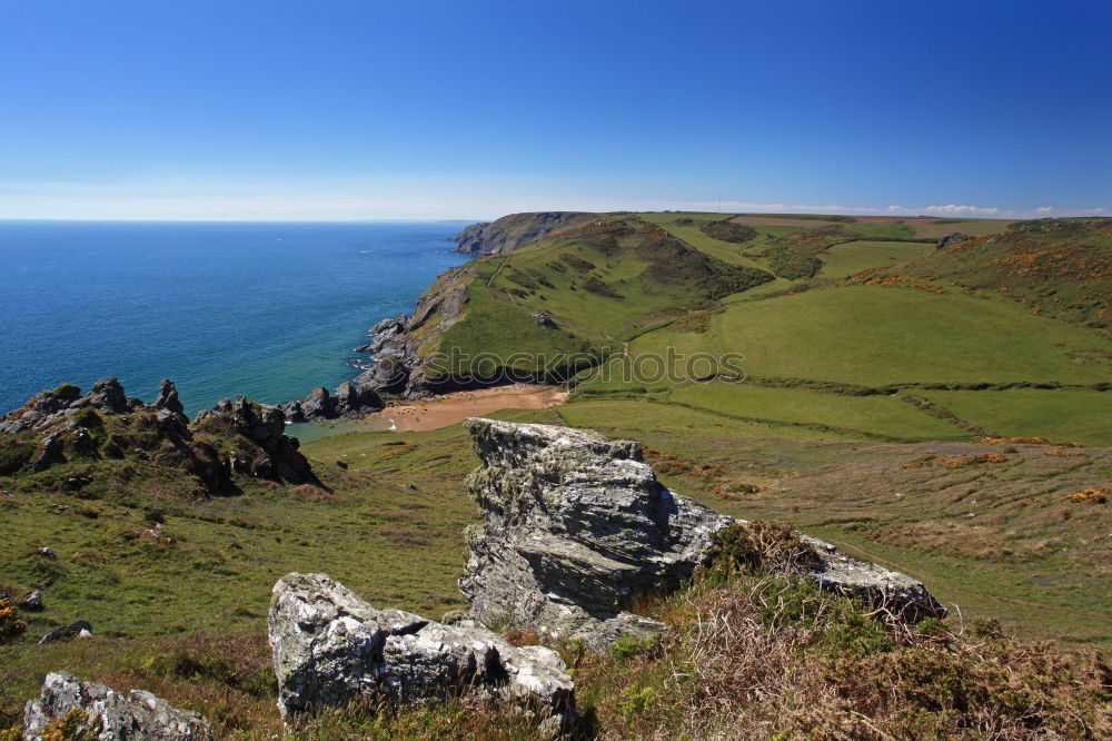 Similar – Image, Stock Photo Mountains, sky and sea