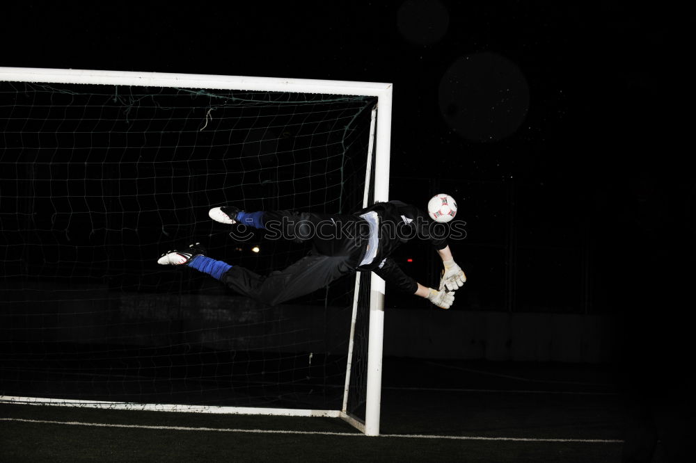 Similar – dive Goalkeeper