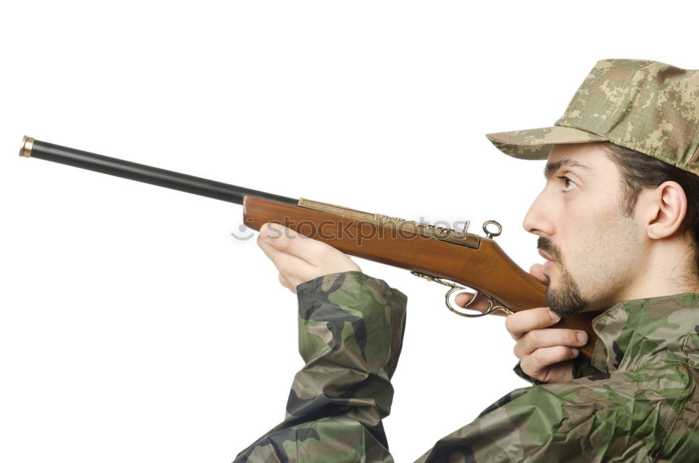 Similar – Image, Stock Photo the second hunter Hunter