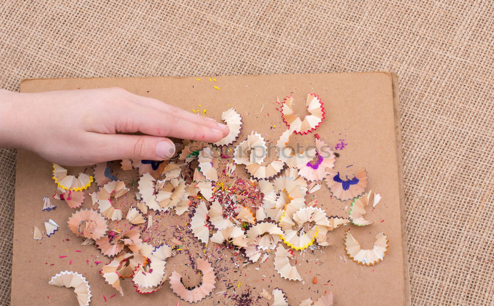 Similar – Image, Stock Photo Little girl looking at tray filled with Christmas cookies