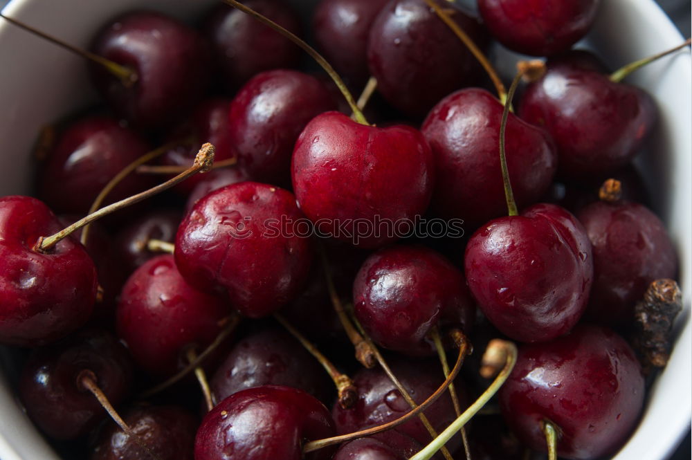 Similar – Image, Stock Photo cherries Nutrition Eating