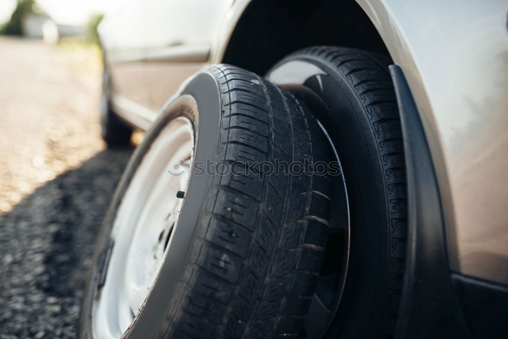 Similar – Image, Stock Photo Broken dark blue car