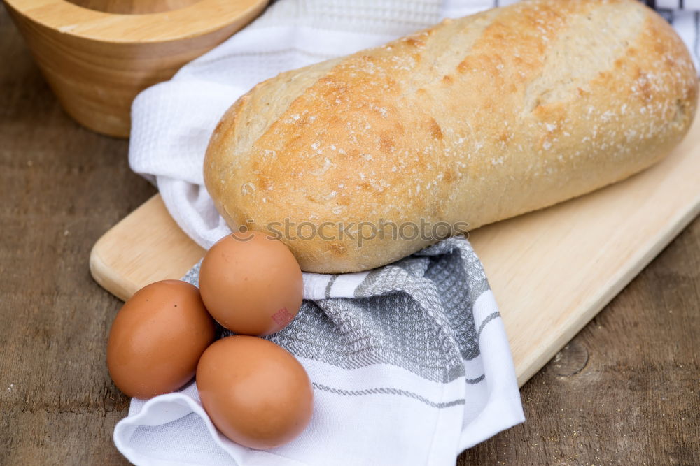 Similar – Image, Stock Photo white wheat flour Bread