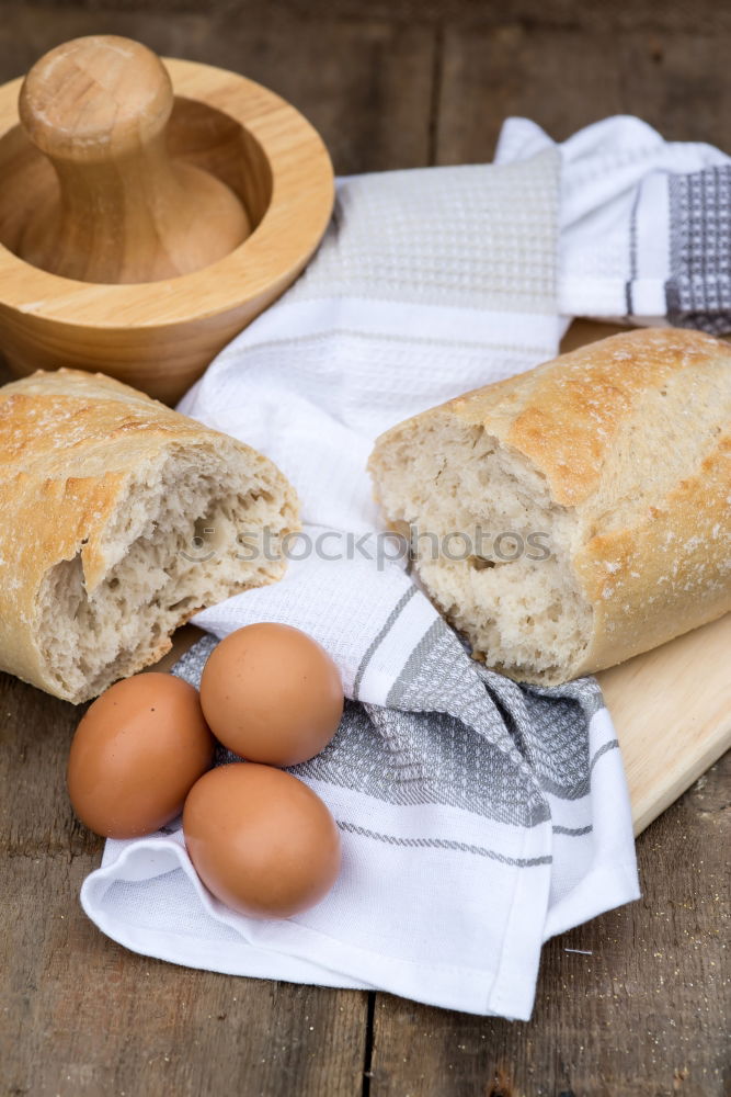 Similar – Image, Stock Photo white wheat flour Bread