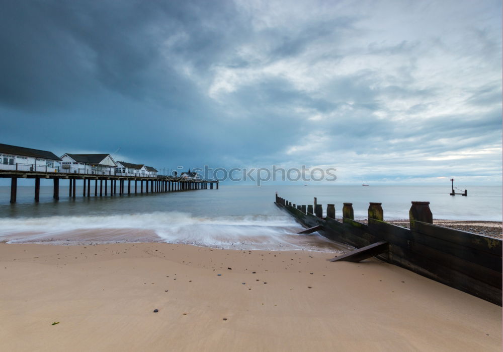 Similar – pier Landscape Water Sky