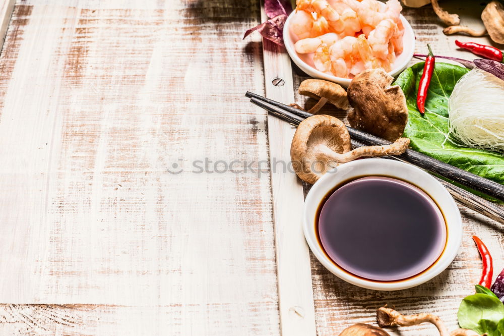 Soy sauce and Asian cooking ingredients