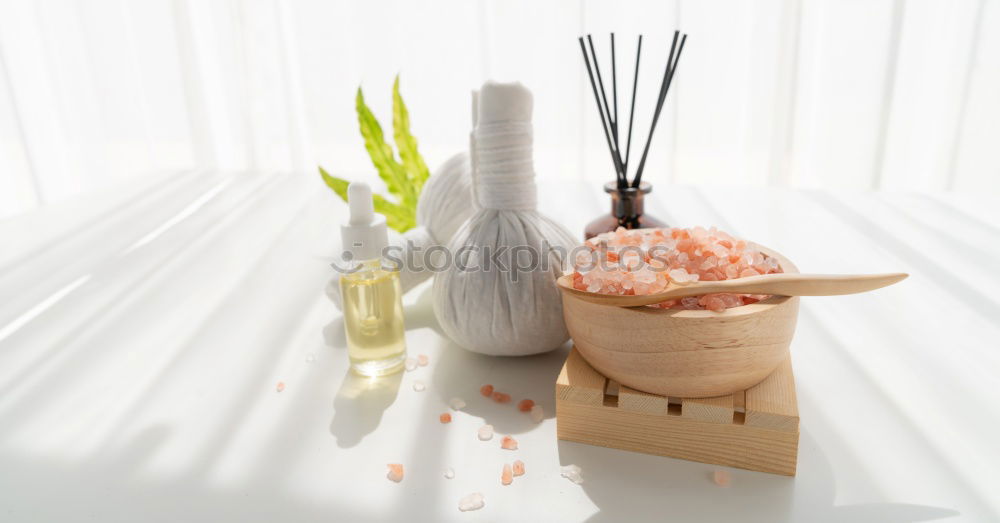 Similar – Image, Stock Photo Takeaway salads. Salads in glasses