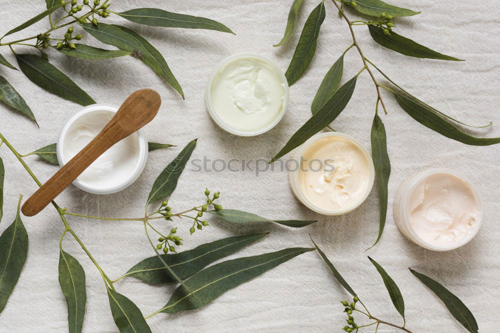 Similar – Green spa background with cloth, candle and orchid