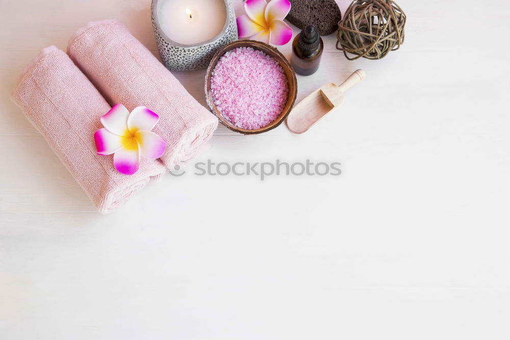 Similar – Image, Stock Photo Bath set with lavender in metal box