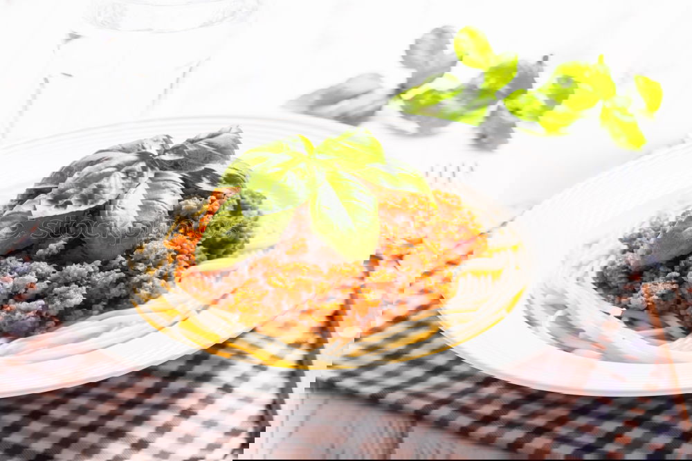 Similar – Image, Stock Photo Tomato pesto 1 Food