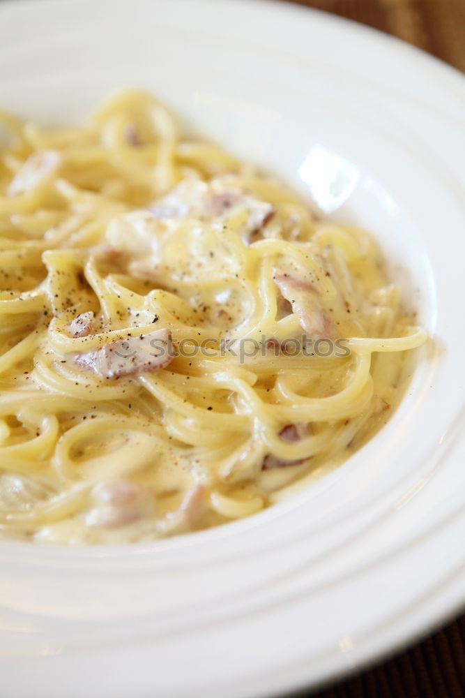 Similar – Image, Stock Photo Pasta with Tofu Food