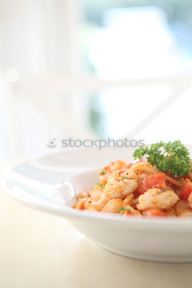 Similar – Image, Stock Photo breakfast scrambled eggs with herbs