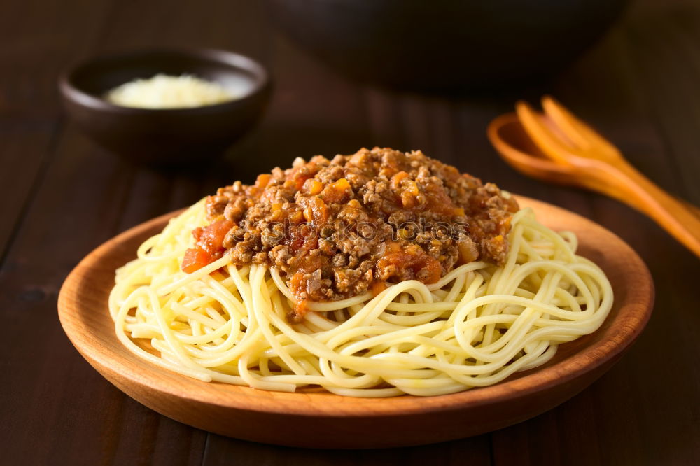 Similar – Spaghetti Bolognese Meat