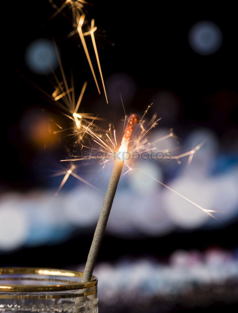 Similar – Sparklers in a glass Joy