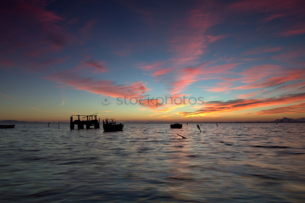 Similar – Image, Stock Photo jetties Sunset Ocean Jetty