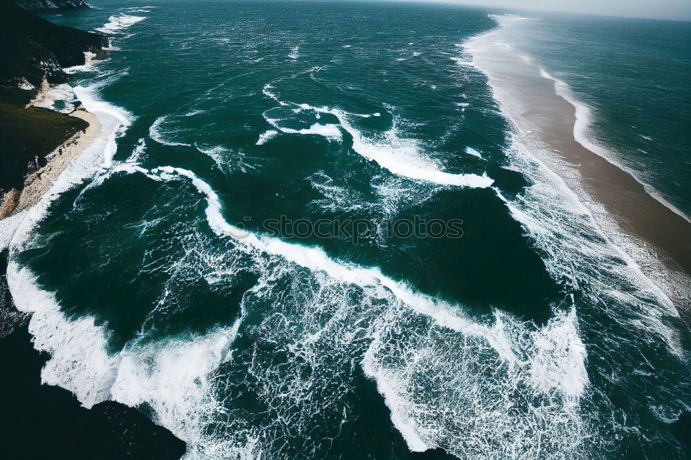 Similar – Image, Stock Photo Stone shore near blue water