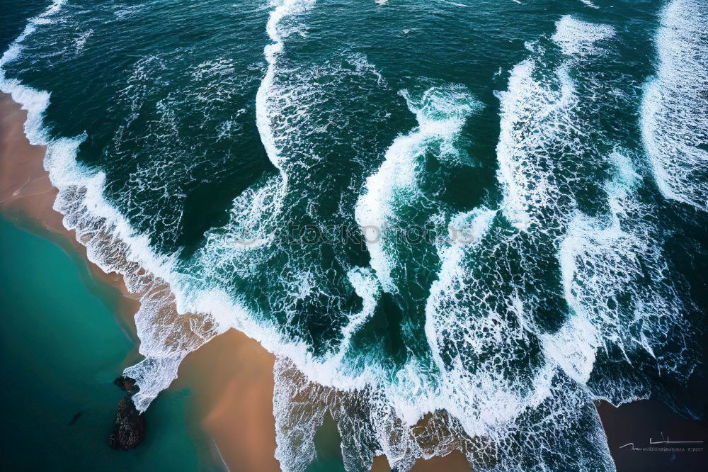 Similar – Beautiful aerial view of the coast