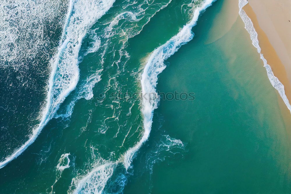 Similar – Beautiful beach, coast and bay with crystal clear sea water seen from above