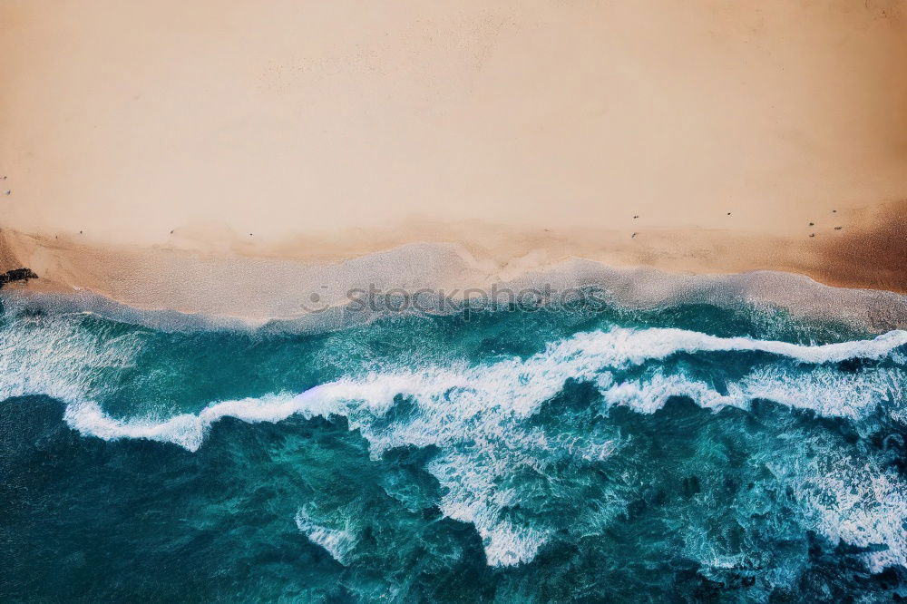 Similar – Ocean Waves Crushing On Beautiful Beach Shore