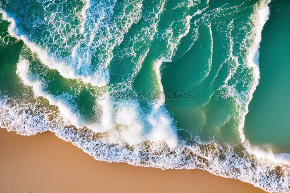 Similar – Beautiful beach, coast and bay with crystal clear sea water seen from above