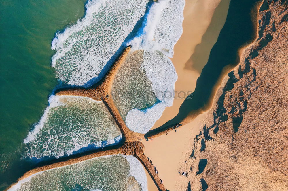 Similar – Beautiful aerial view of the coast