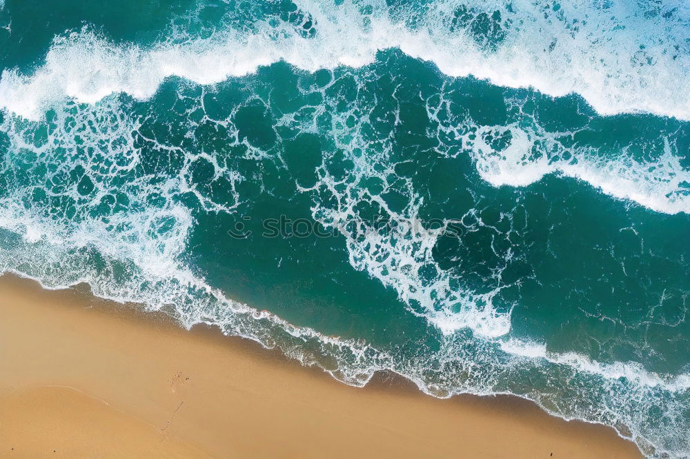 Similar – Ocean Waves Crushing On Beautiful Beach Shore