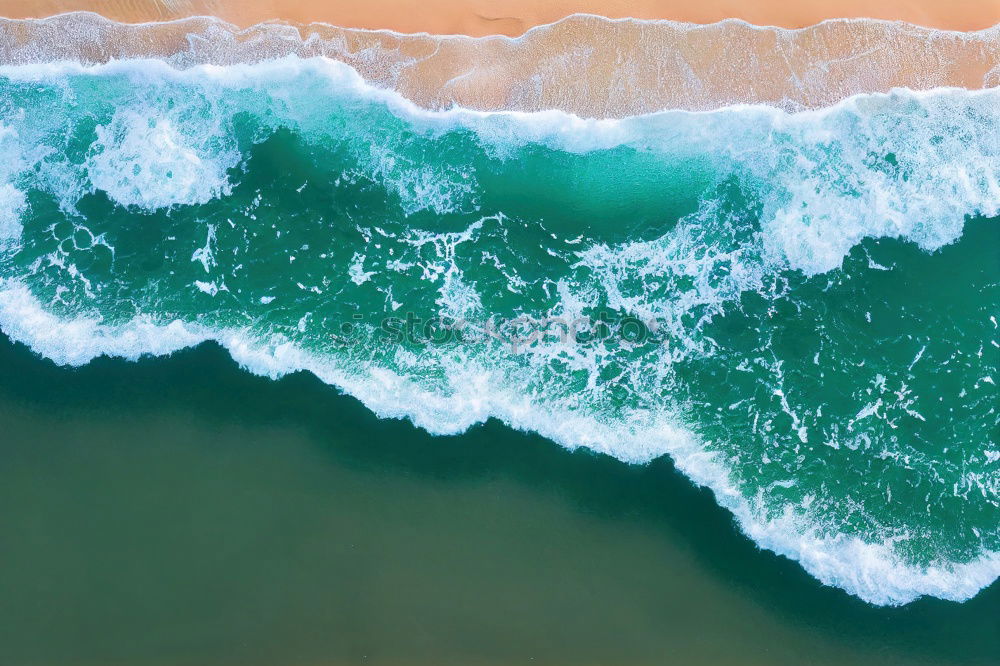 Similar – Beautiful beach, coast and bay with crystal clear sea water seen from above