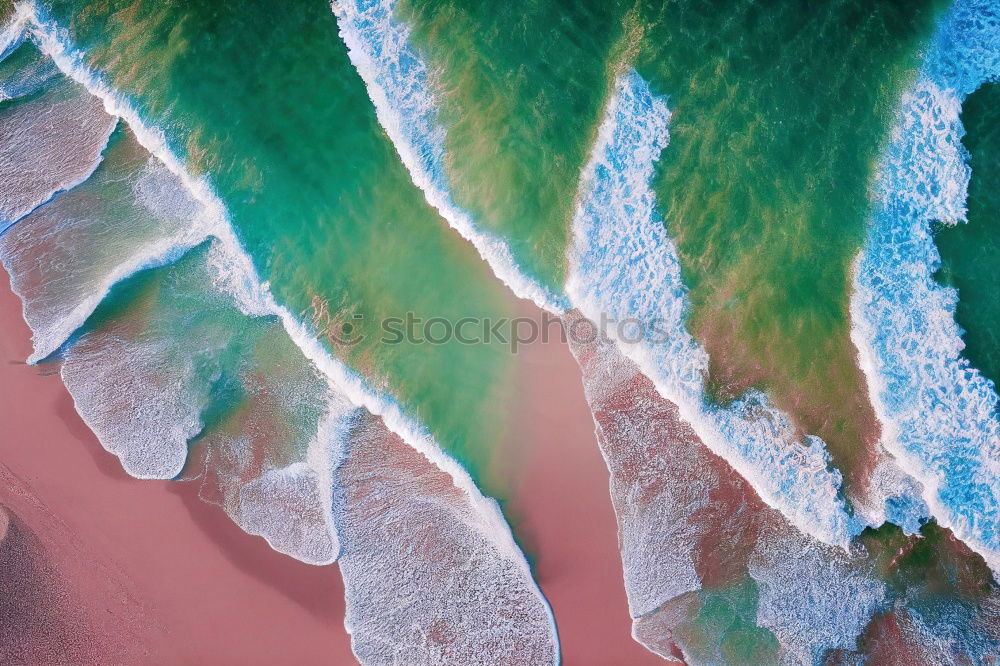 Similar – Image, Stock Photo Beautiful aerial view of a beach with waves