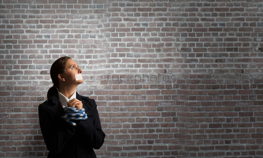 Similar – Image, Stock Photo Young pensive model on terrace