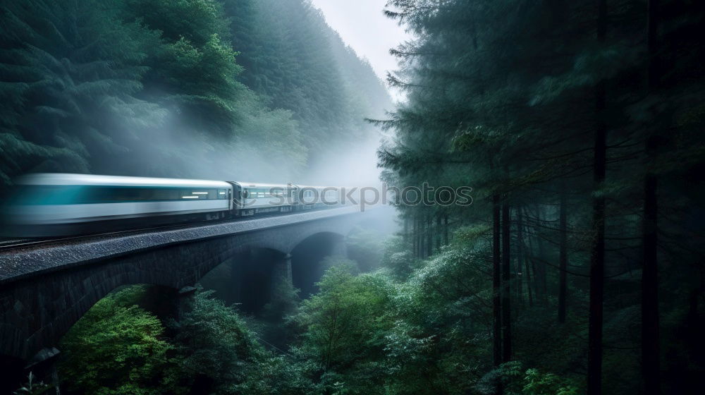 Similar – Image, Stock Photo A ship comes around the Danube narrows. On the right big rocks, on the left rocks and small trees and bushes illuminated by the sun. On the way to Weltenburg Monastery