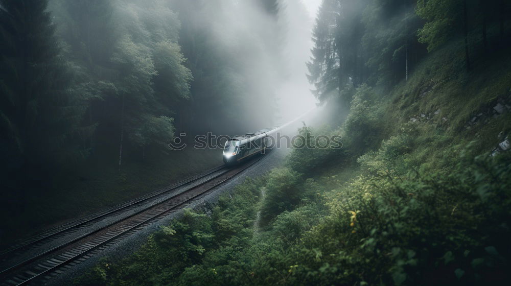 Similar – Image, Stock Photo A ship comes around the Danube narrows. On the right big rocks, on the left rocks and small trees and bushes illuminated by the sun. On the way to Weltenburg Monastery