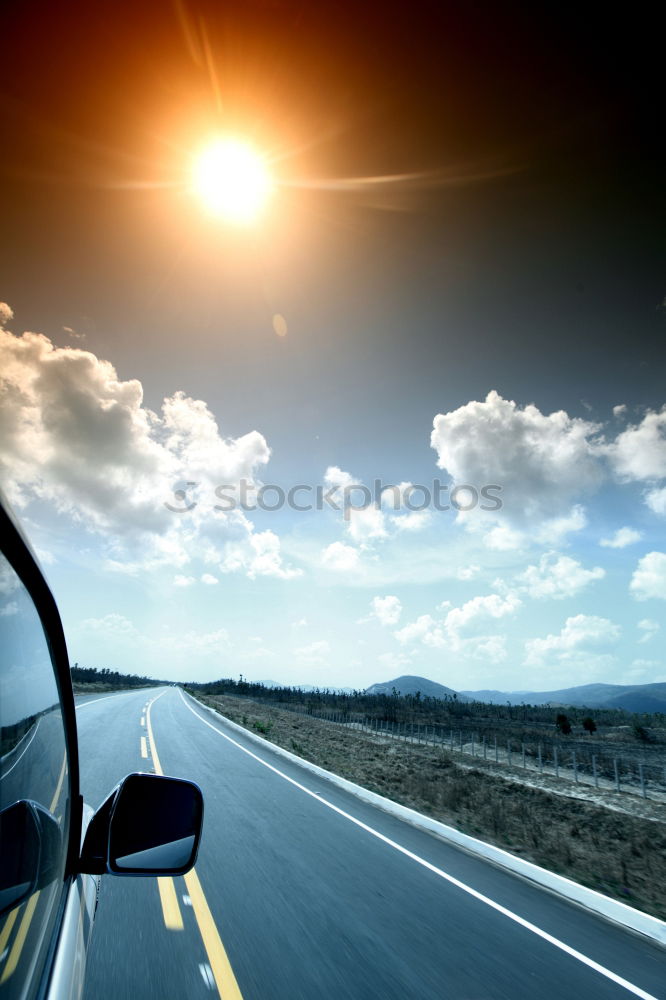 Similar – Image, Stock Photo Open red car door on rape field