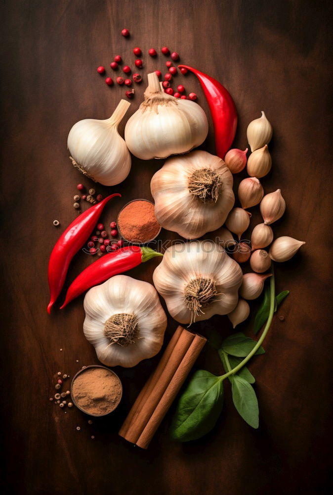 Similar – Image, Stock Photo Salt and dried allspice in a wooden spoon