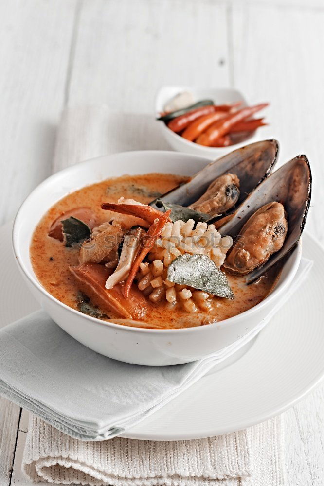 Similar – Image, Stock Photo Cooked vegetables of vigil potaje stew