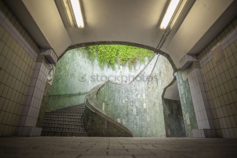 Similar – Image, Stock Photo View up/down in the back house in Berlin in a spieglung II