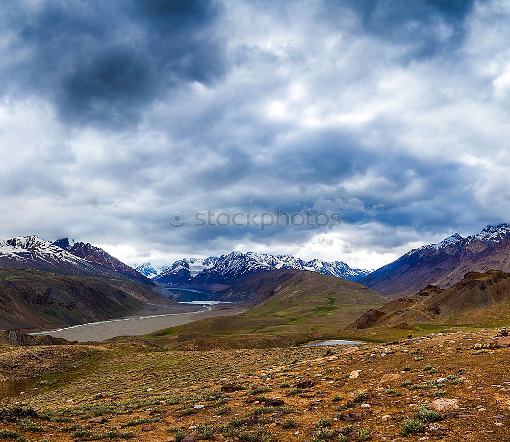 Similar – Image, Stock Photo River in the Andes in Peru