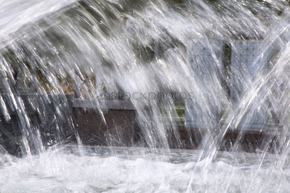 Similar – Wasserspiel Wassertropfen