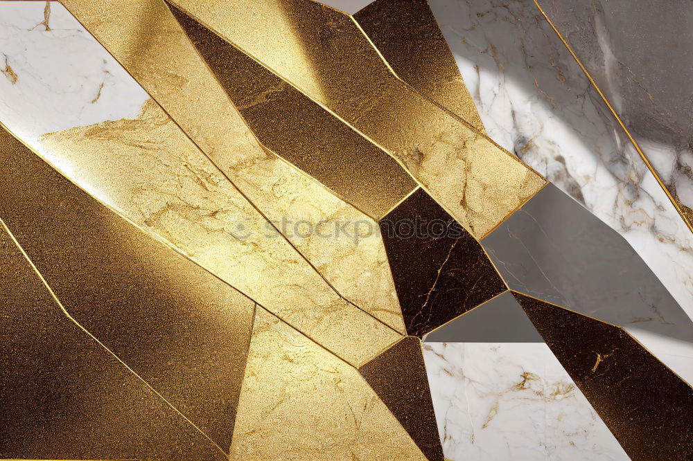 Similar – Image, Stock Photo Golden wavy squares Design