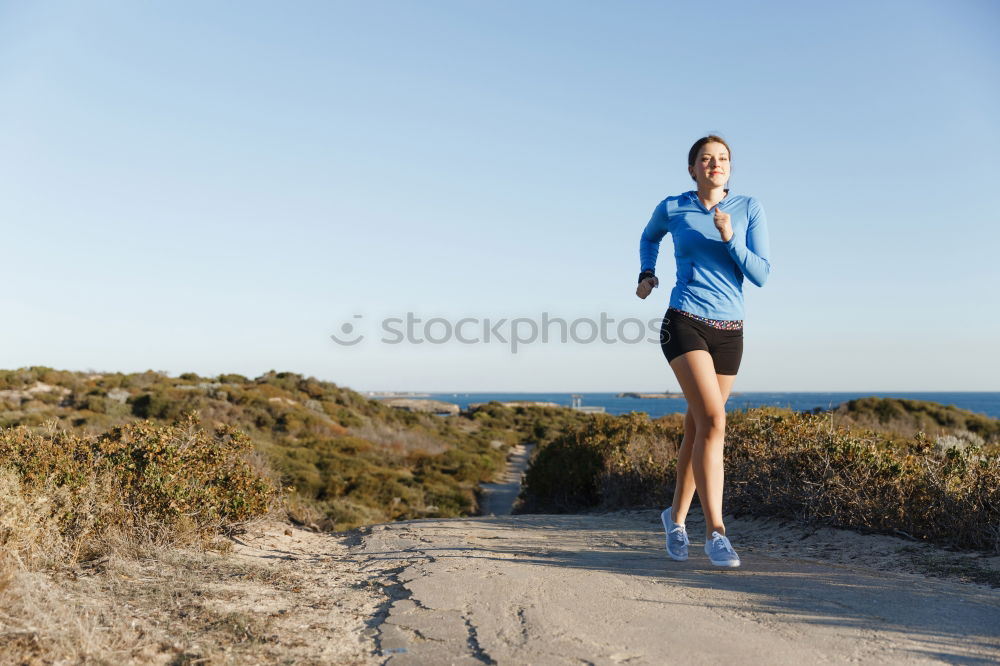 Similar – athletic woman resting