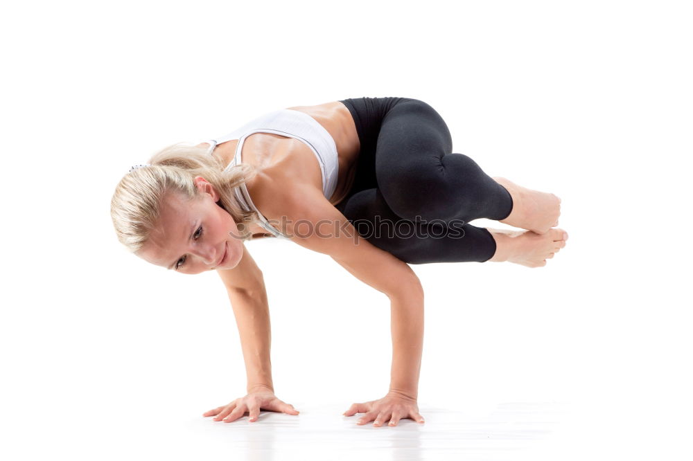 Similar – Black fit woman doing pushups on urban floor.