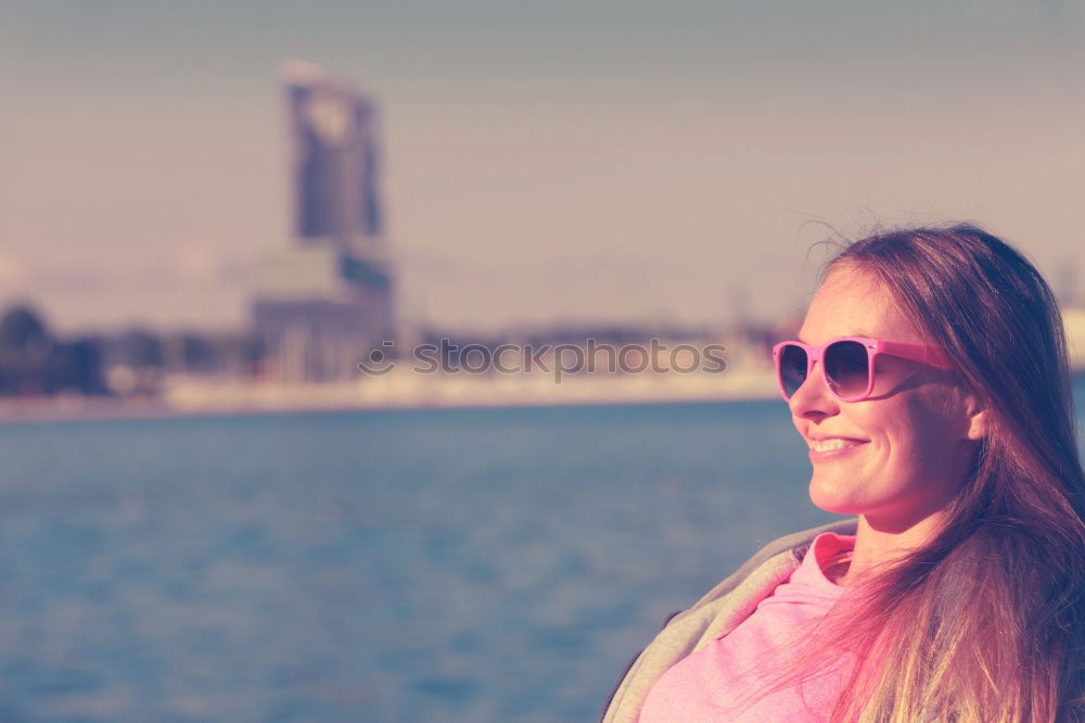 Similar – Image, Stock Photo Girl at English Bay Beach in Vancouver, BC, Canada