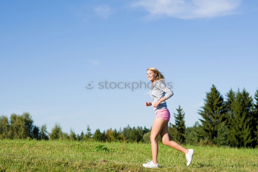 Similar – athletic woman resting